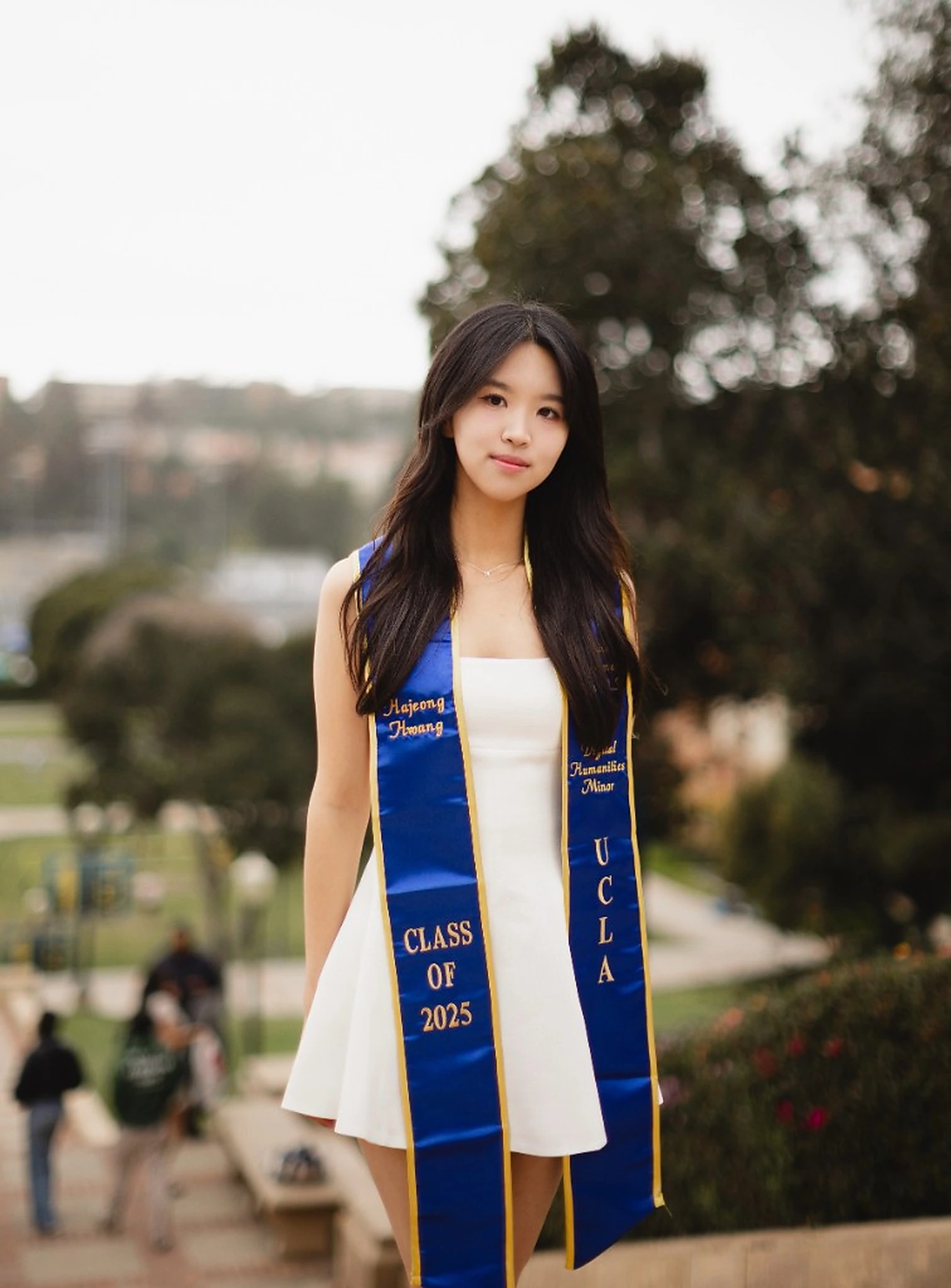 Hajeong Hwang at UCLA graduation