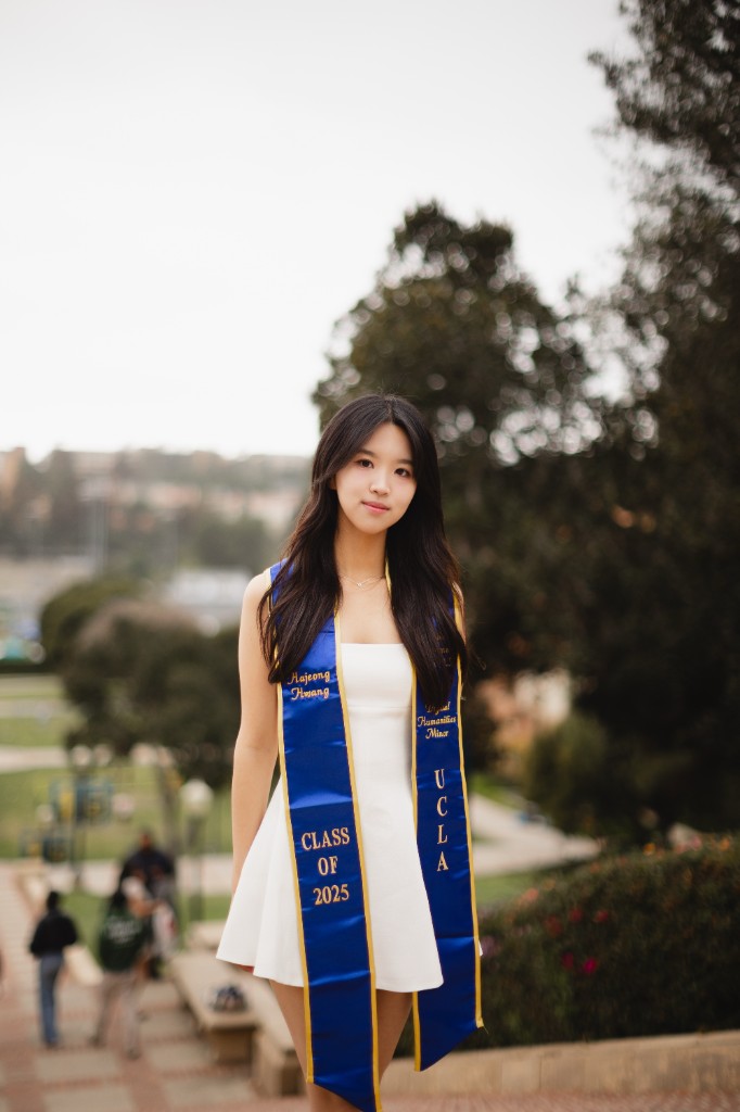 Hajeong Hwang at UCLA graduation