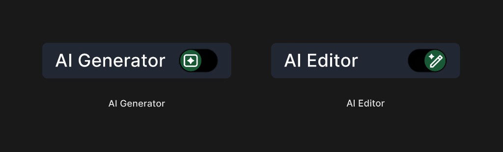 Built a Custom Toggle for Switching Between Generative and Highlight-Level AI — After