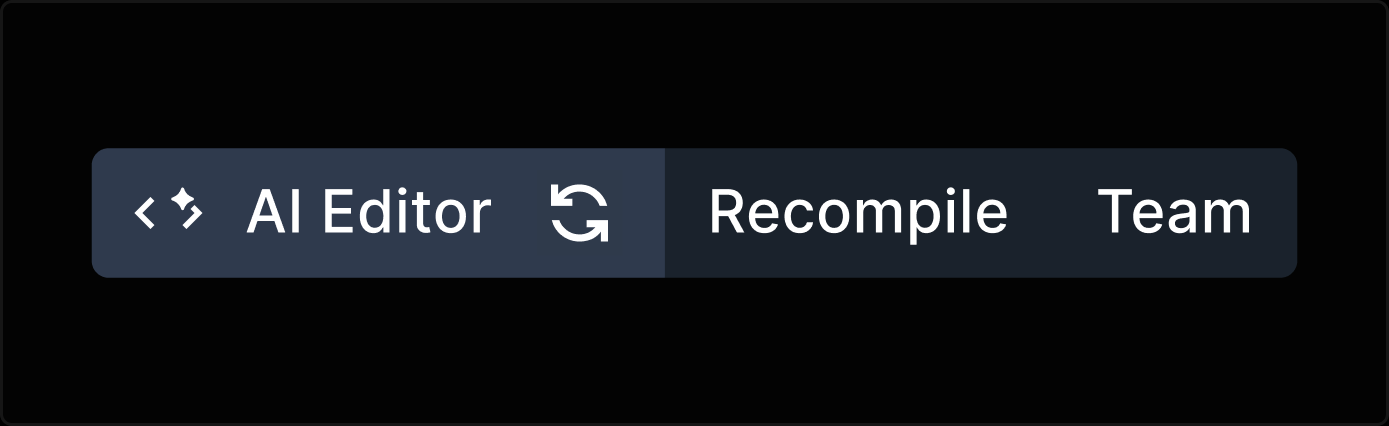 Improved Mode Scanability by Replacing the Switch with a Toggle — Before